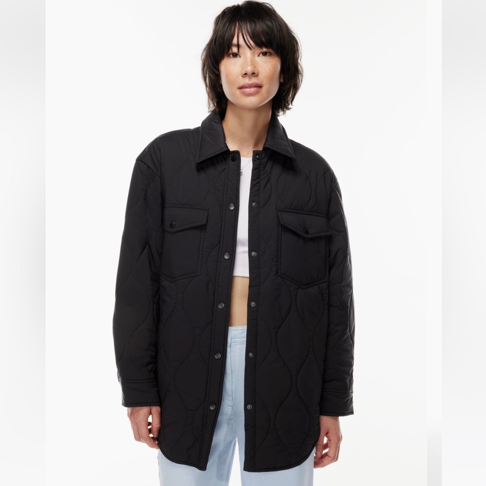 Aritzia Wilfred Free THE GANNA Quilted Jacket, Black,Small, Perfect condition